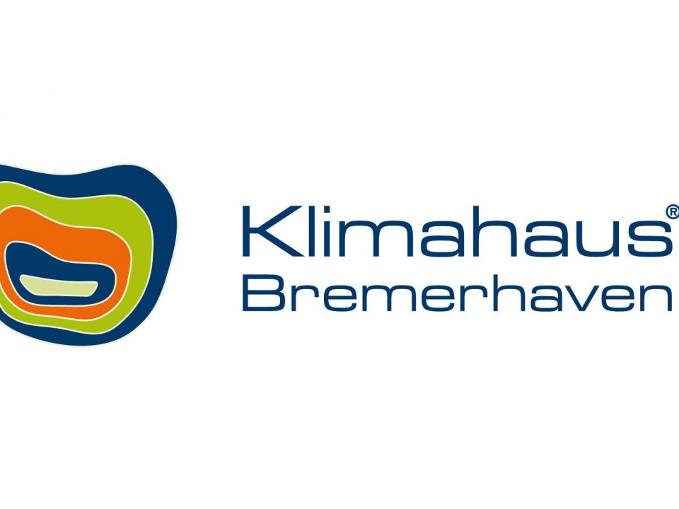 Auf diesem Bild kann man das Logo vom Klimahaus Bremerhaven 8° Ost sehen.